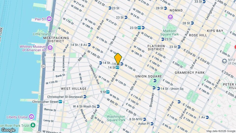 101 W 14th St Map and Location Details