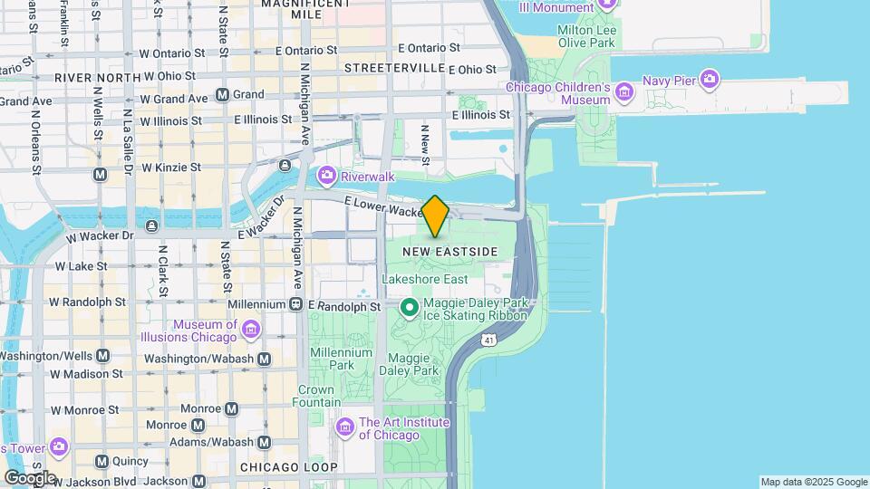 360 East South Water Street Map and Location Details