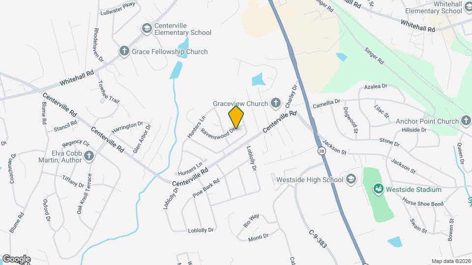 1101 Ravenswood Dr Map and Location Details