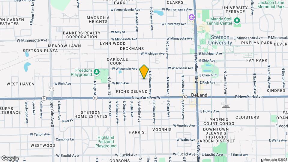 431 W Rich Ave Mapa y Detalles de la Ubicación