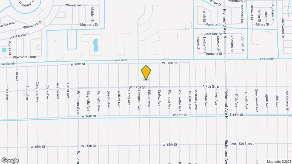 1703 Edison Ave Map and Location Details