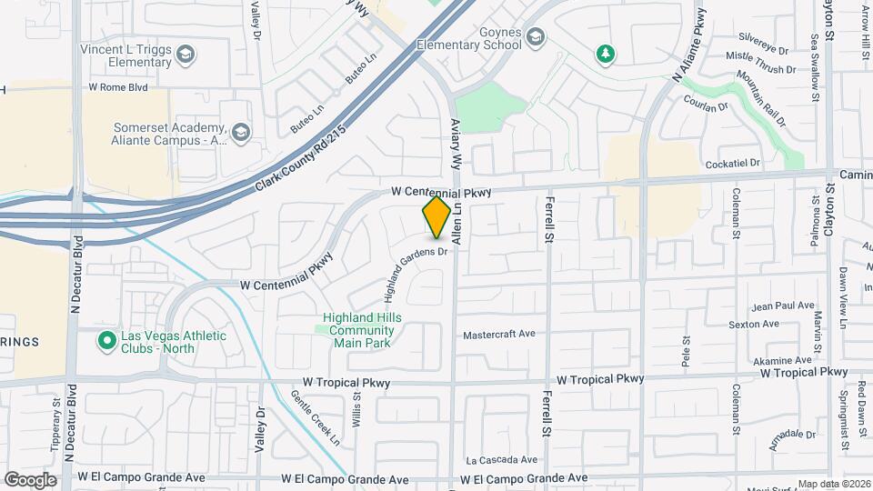 6273 Highland Gardens Dr Map and Location Details