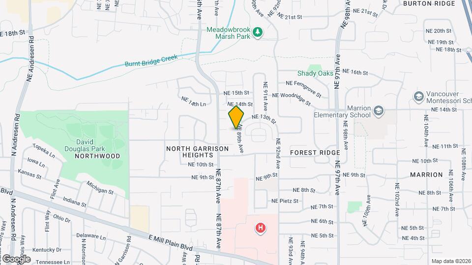 1204 NE 89th Ave Map and Location Details