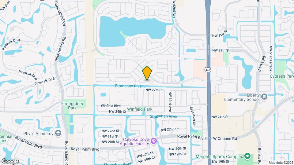 6402 NW 28th St Map and Location Details