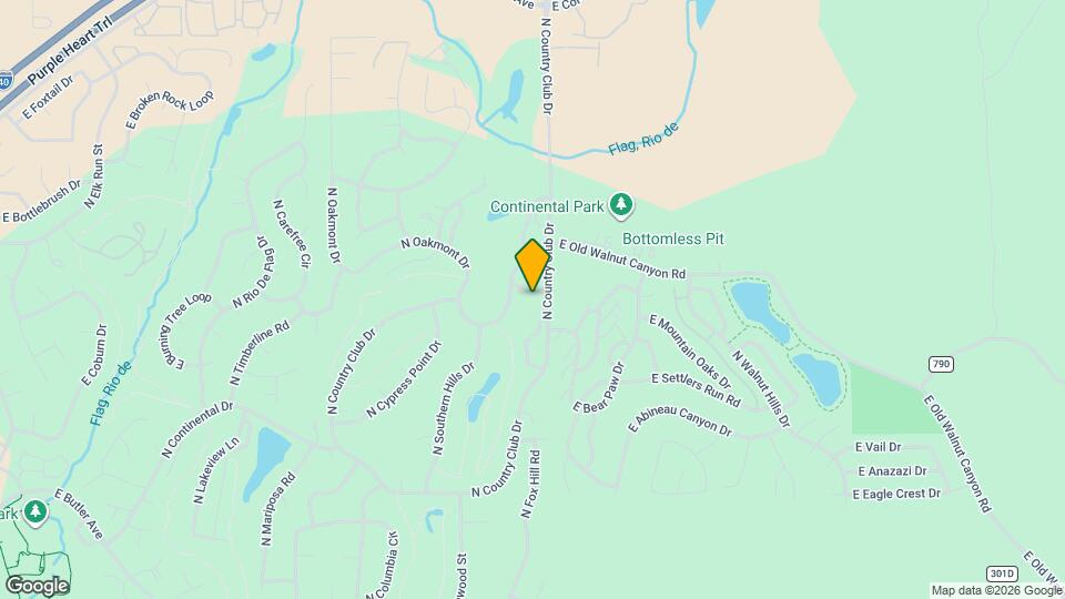 2341 N Oakmont Dr Map and Location Details