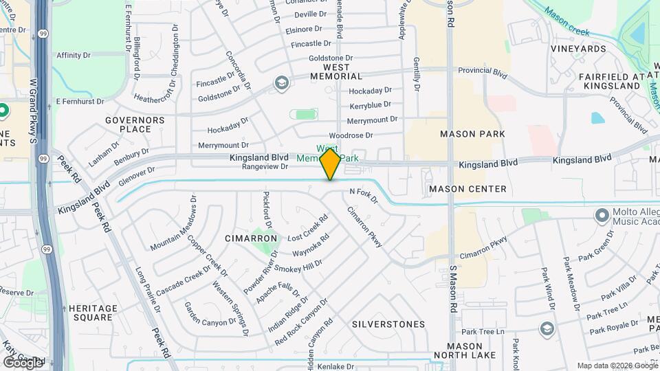 22314 N Fork Dr Map and Location Details