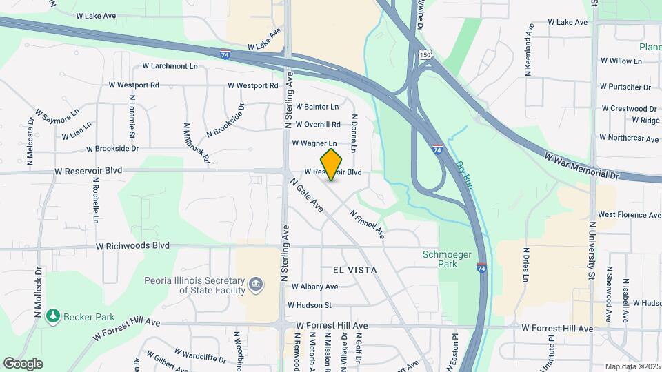 3624 N Finnell Ave Map and Location Details