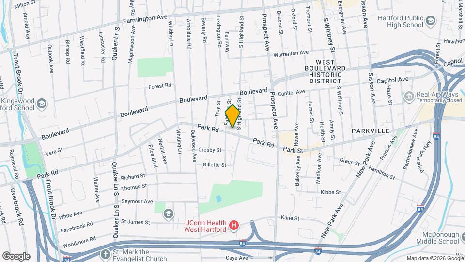 94 Park Rd Map and Location Details