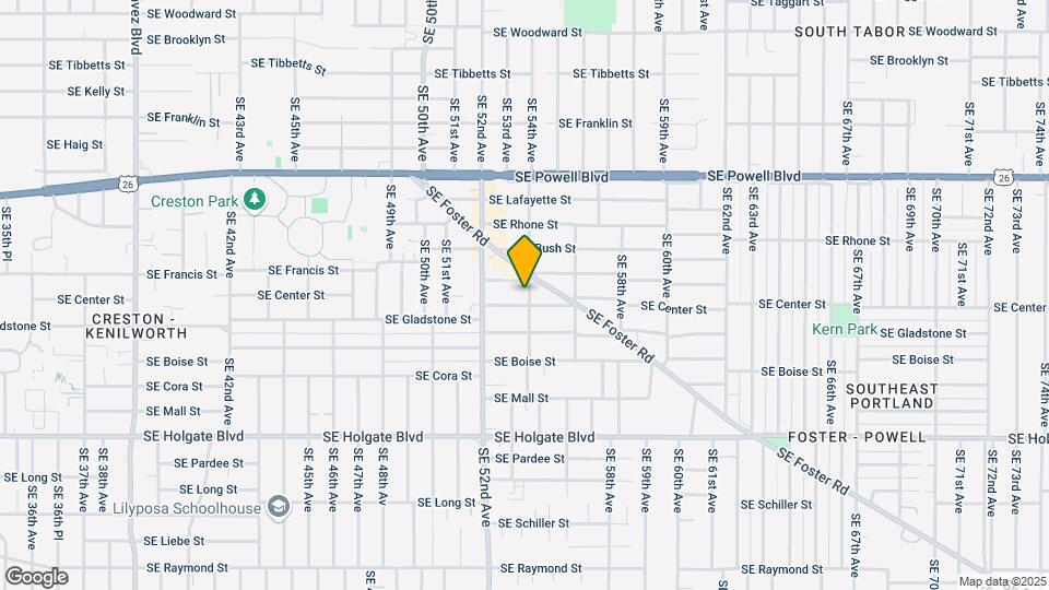 3923 SE 54th Ave, Unit Vacant Map and Location Details