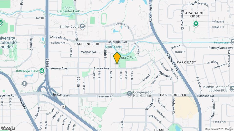 910 37th St Map and Location Details