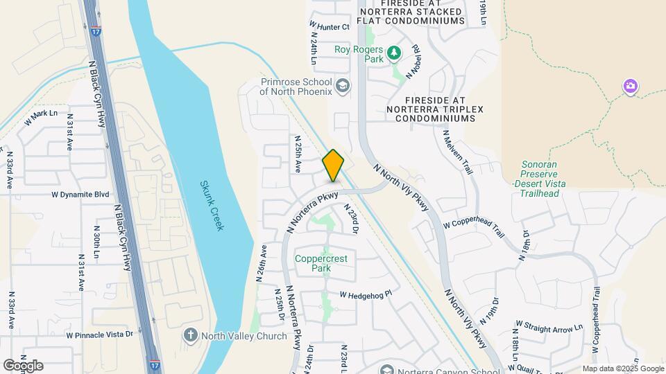 2411 W Via Dona Rd Map and Location Details