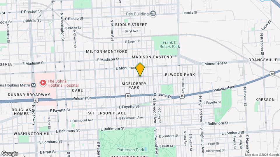 531 N Belnord Ave Map and Location Details