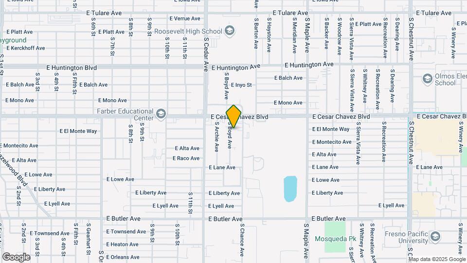 743 S Boyd Ave Map and Location Details