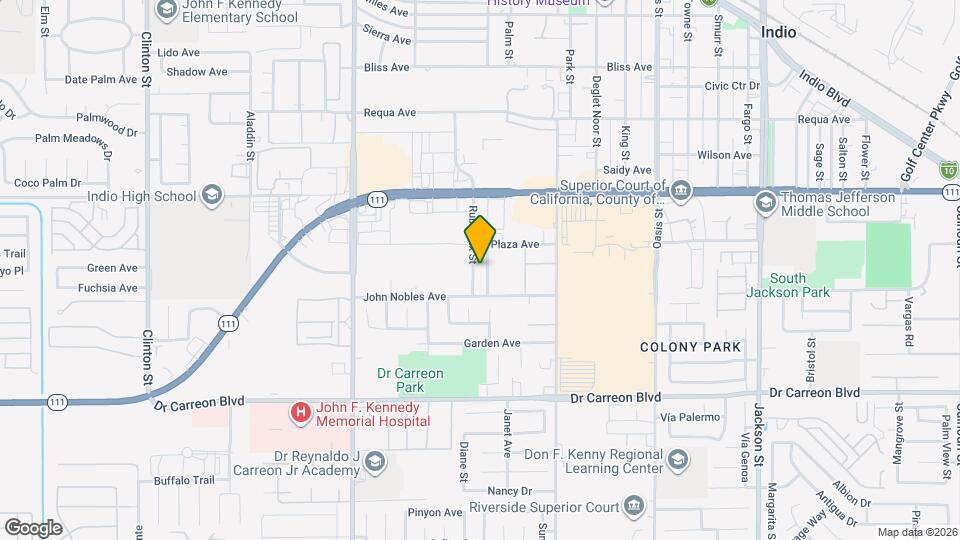 Valley Plaza Apartments Map and Location Details