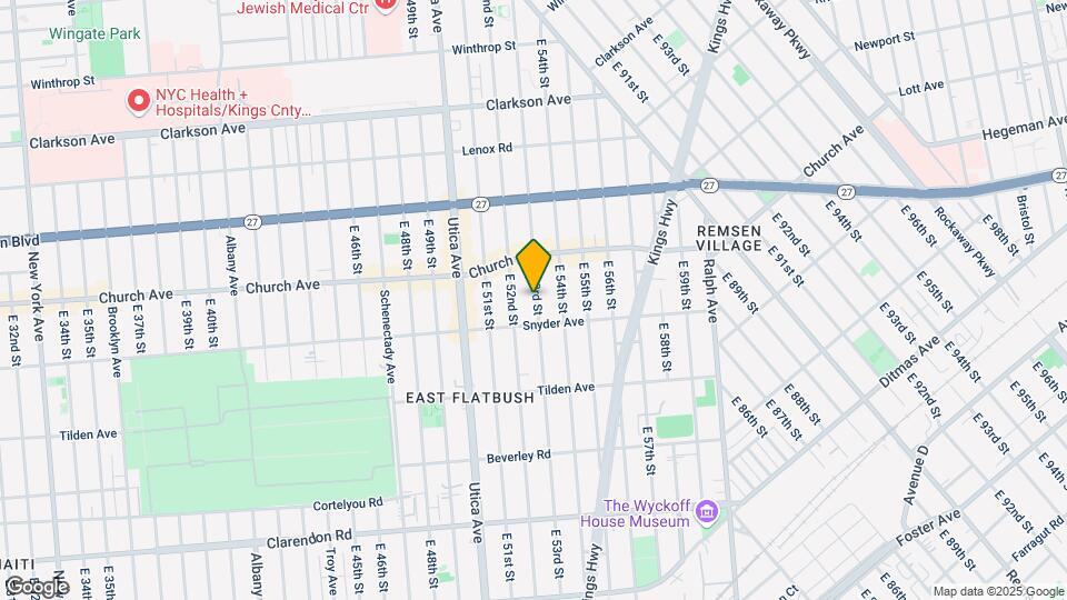 354 E 53rd St Map and Location Details