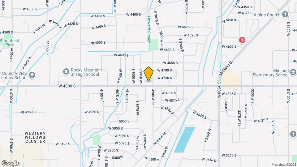3910 W 4800 S Map and Location Details