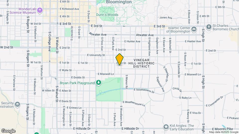 806 S Woodlawn Ave Mapa y Detalles de la Ubicación