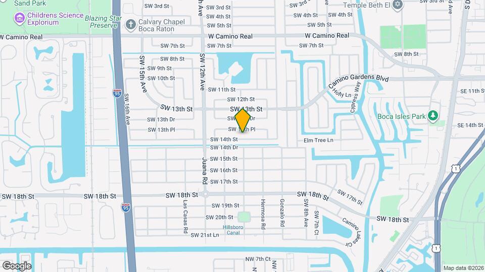 1093 SW 14th St Map and Location Details
