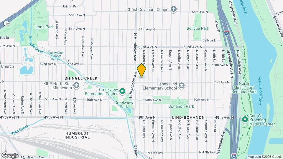 5105 N Girard Ave Map and Location Details