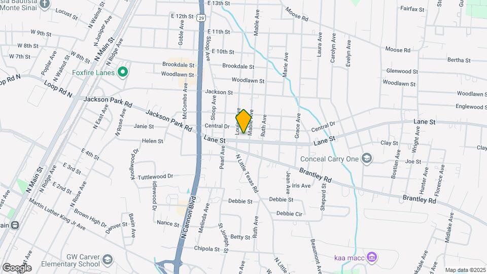 1107 Ln St Map and Location Details