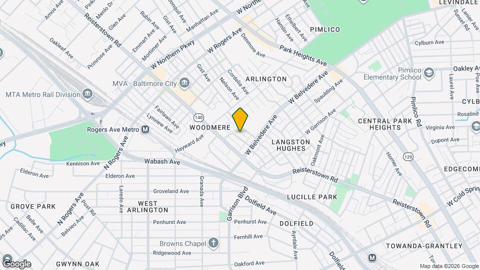 5221 Linden Heights Ave Map and Location Details