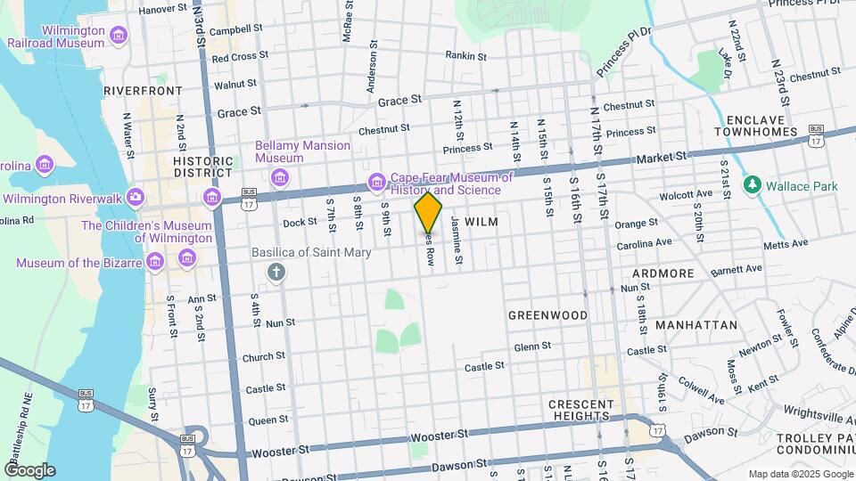 1009 Orange St Map and Location Details