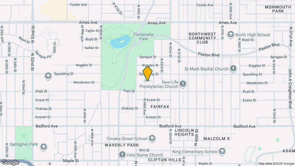 3731 N 44th Ave Map and Location Details