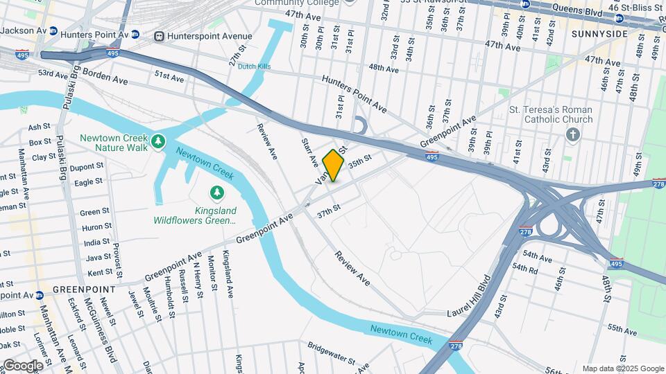 3205 Greenpoint Ave Mapa y Detalles de la Ubicación