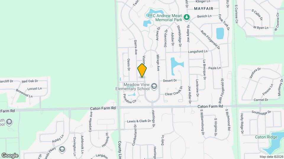 2513 Vision Ave Map and Location Details