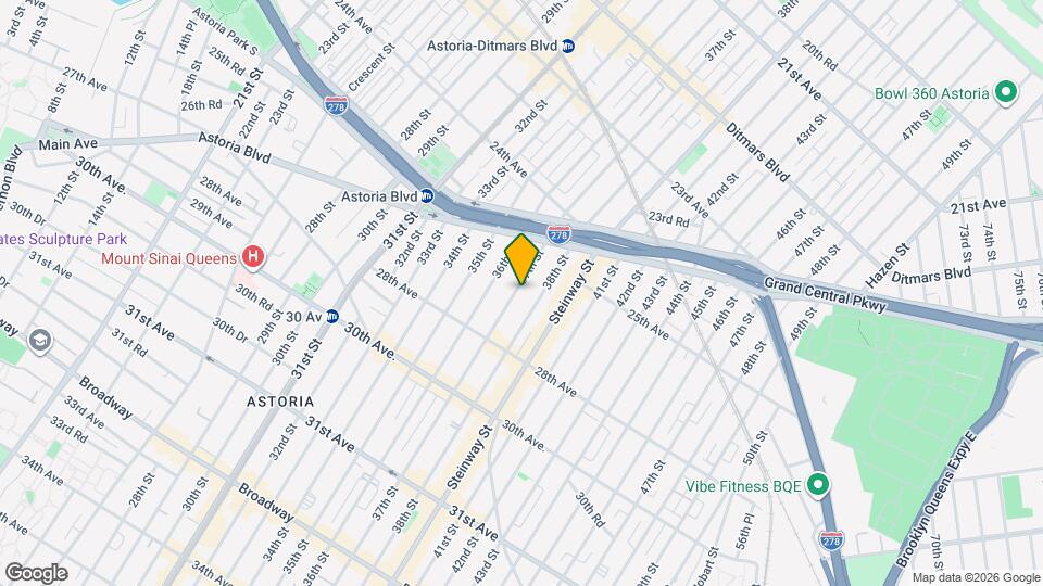 25-41 37th St Mapa y Detalles de la Ubicación