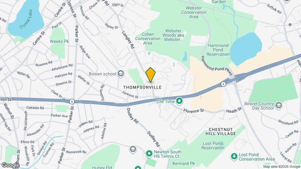 383 Langley Rd Map and Location Details