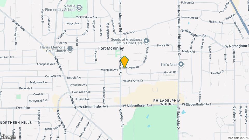 3821 Cavanaugh Rd Map and Location Details