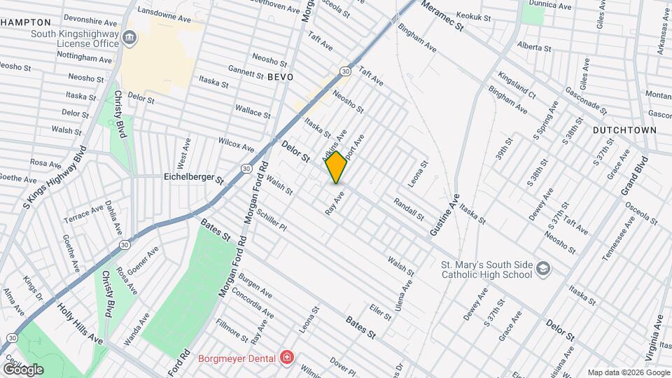 4142 Delor St Map and Location Details