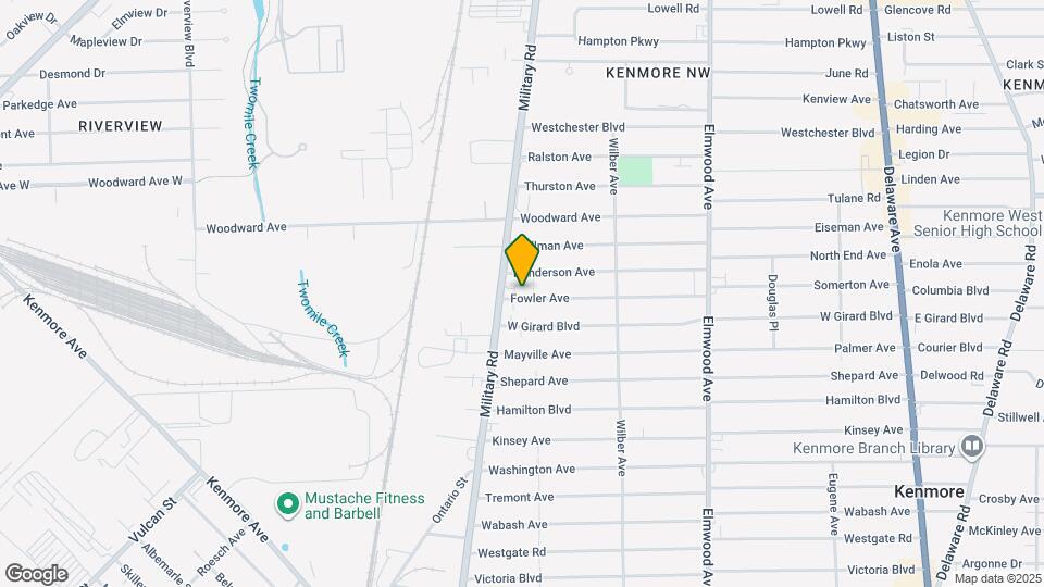 189 Fowler Ave Map and Location Details