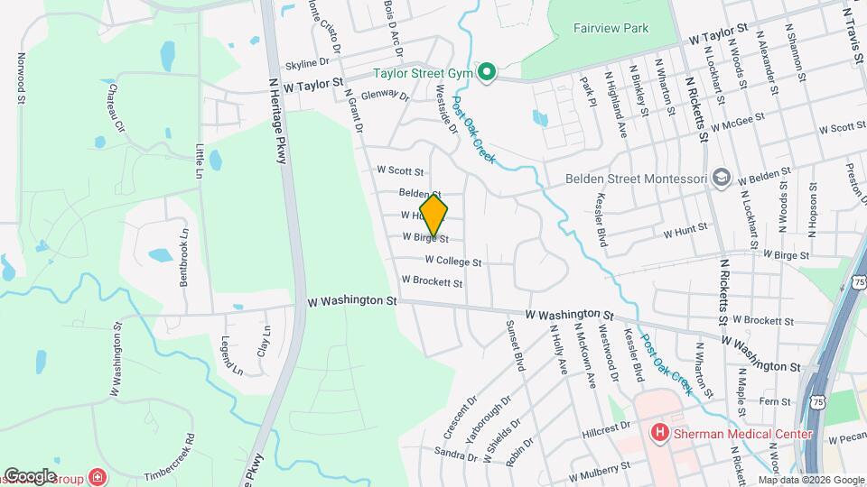 1712 W Birge St Map and Location Details