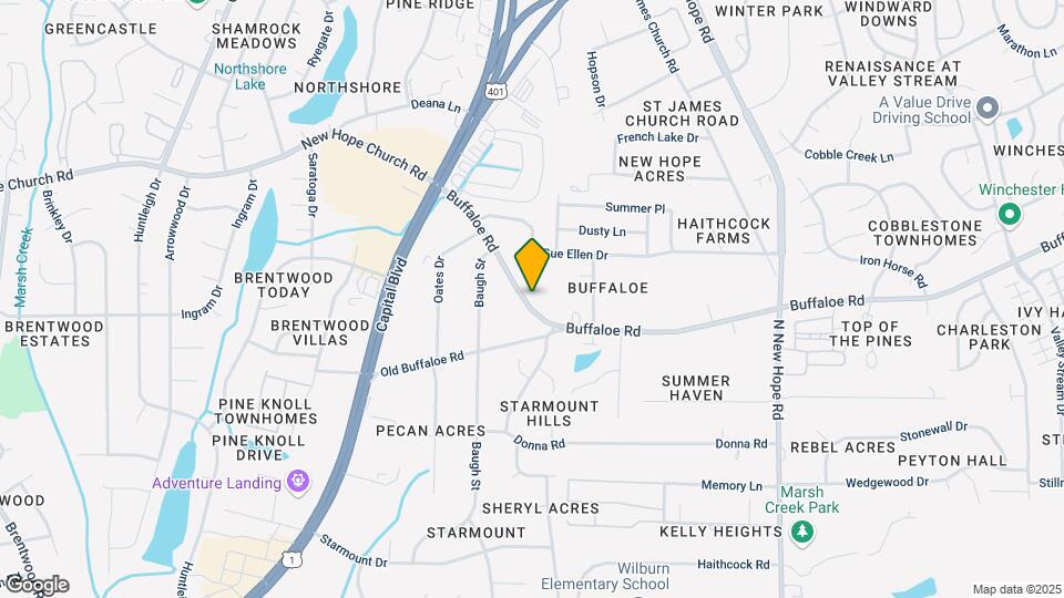 3817 Bison Hill Ln Map and Location Details