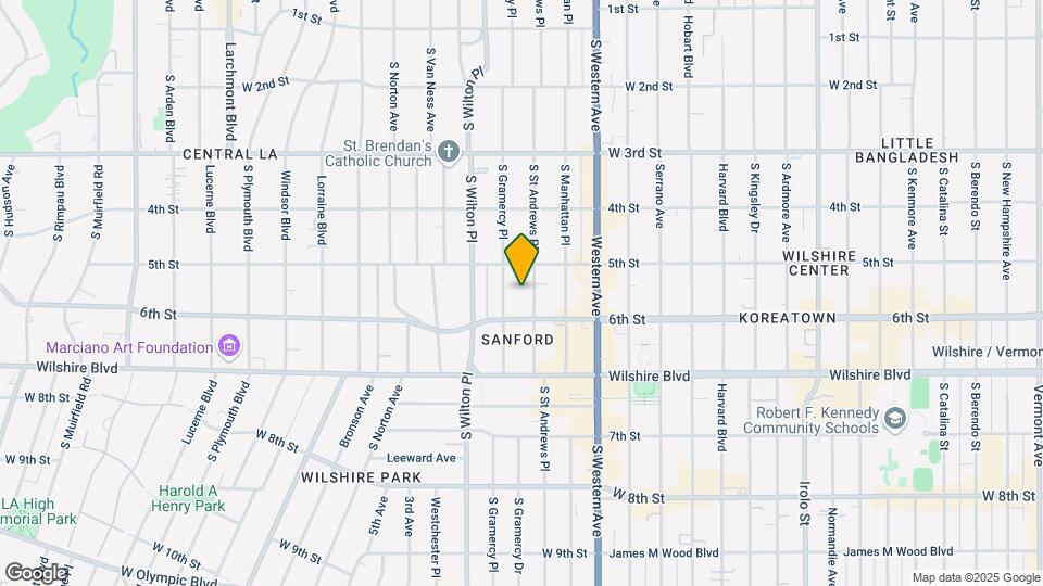 533 S St Andrews Pl, Unit 314 Map and Location Details