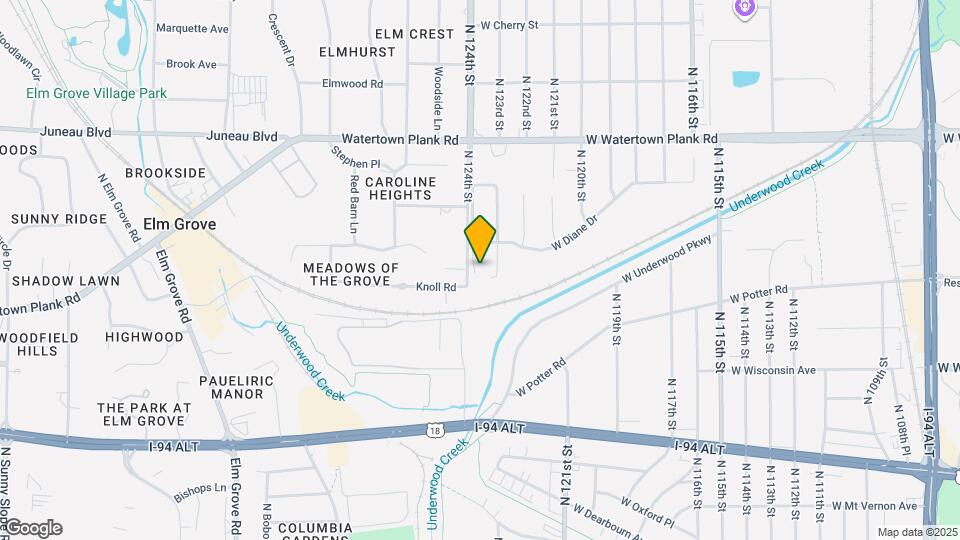 956 N 124th St Map and Location Details