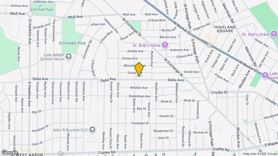 1027 Delia Ave Mapa y Detalles de la Ubicación