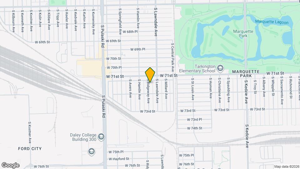 7127 S Ridgeway Ave Map and Location Details