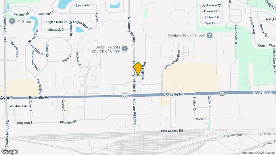 125 N County Rd 900 E Map and Location Details