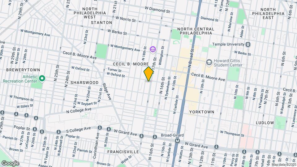 1532 N 17th St Mapa y Detalles de la Ubicación