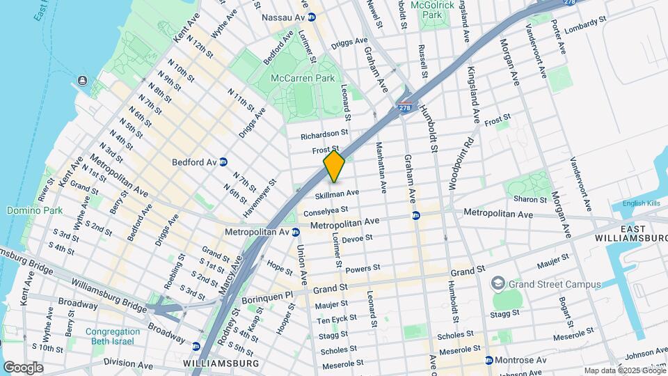 Casetta Williamsburg Mapa y Detalles de la Ubicación