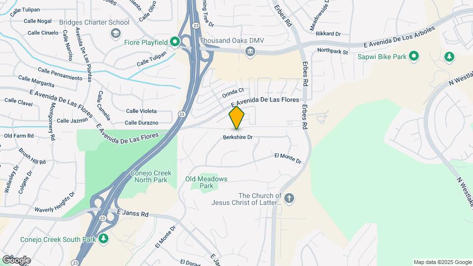 1781 Berkshire Dr Map and Location Details