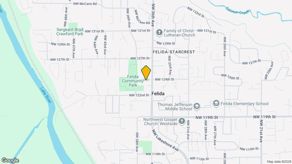 Felida Park Mapa y Detalles de la Ubicación