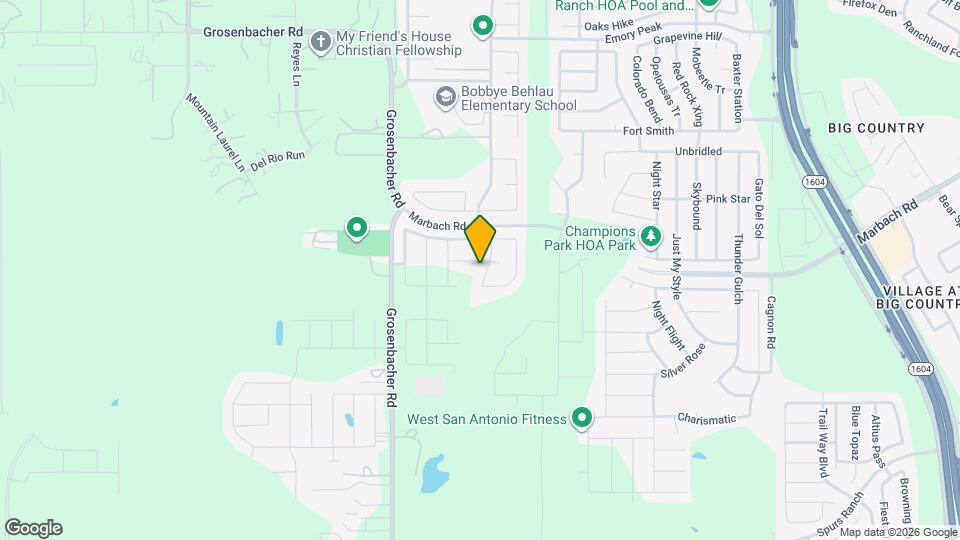 2915 Thackery Groove Map and Location Details