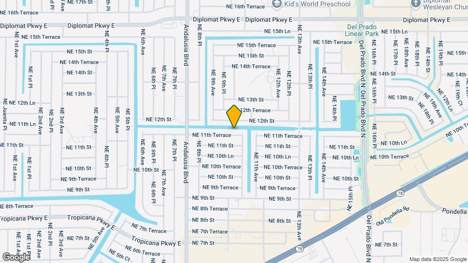 1003 NE 11th Terrace Map and Location Details
