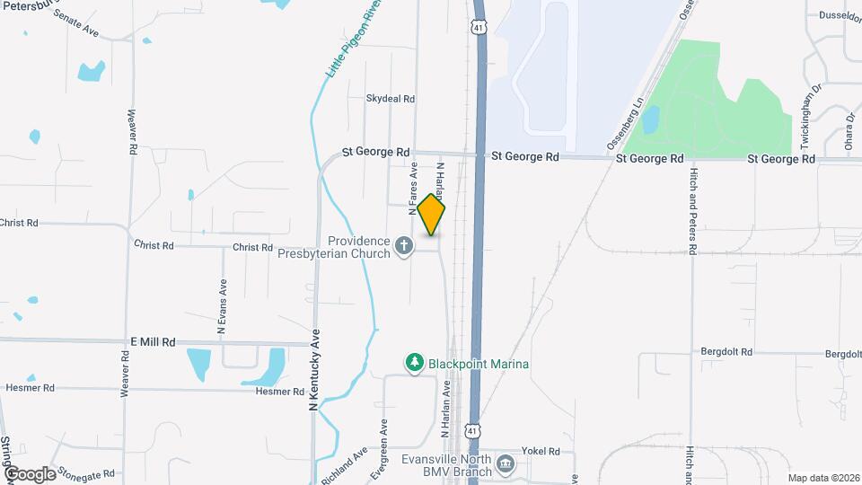 5204 N Harlan Ave Map and Location Details