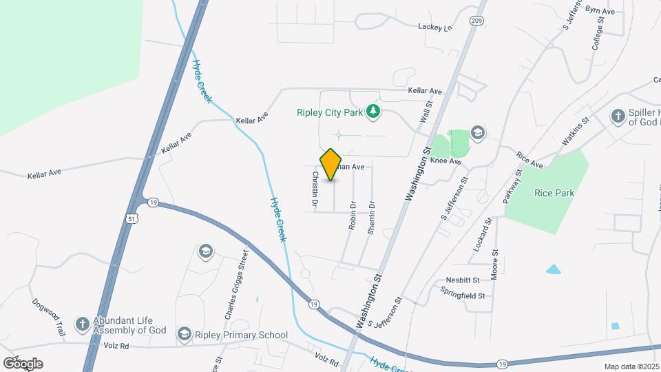 307 Courtney Dr Map and Location Details