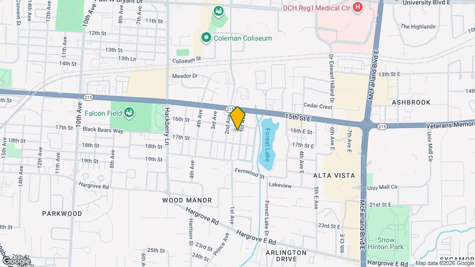 1610 1st Ave Map and Location Details